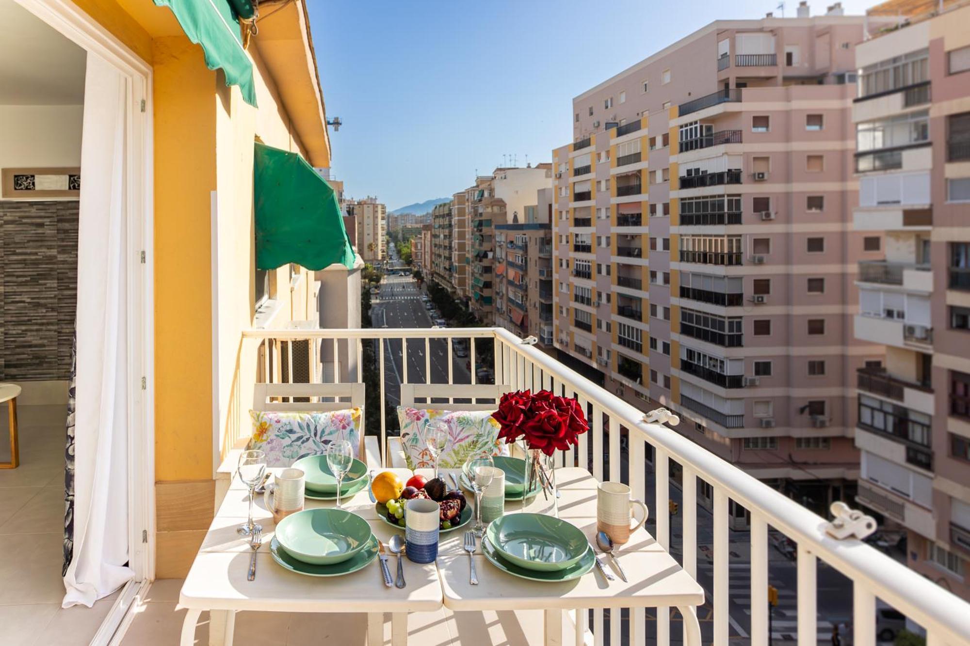 Malaga Center Flat Holidays Salitre מראה חיצוני תמונה
